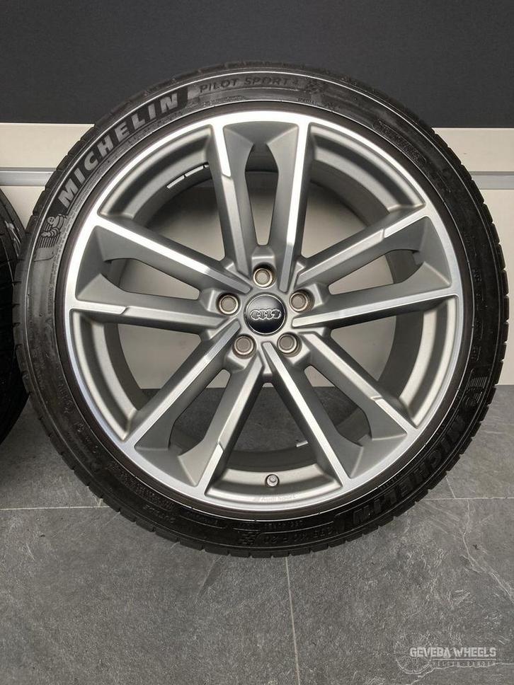 20” originele Audi A7 / S7 4K velgen + banden 5x112 4K8 601, Auto-onderdelen, Banden en Velgen, Banden en Velgen, Zomerbanden