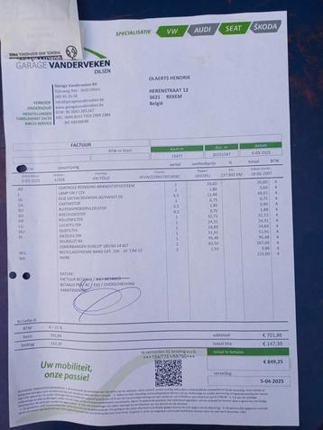 Vw Polo 1.4td beschikbaar voor biedingen