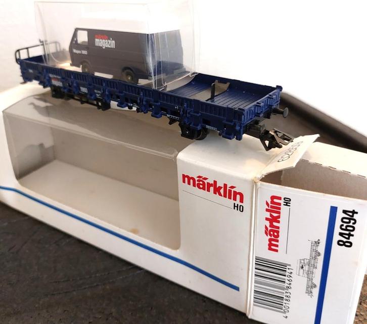 84694 Marklin HO - Speciaal Magazine wagen 1993 (B2500786), Hobby en Vrije tijd, Modeltreinen | H0, Nieuw, Wagon, Wisselstroom