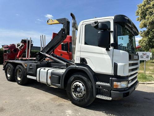 Scania 114C-340 6x4 HOOKLIFT 20T GANCHO - SPRING / BALLESTAS, Auto's, Vrachtwagens, Bedrijf, ABS, Trekhaak, Scania, Diesel, Euro 3