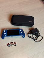 Switch lite bleue + 3 jeux, Enlèvement ou Envoi, Comme neuf