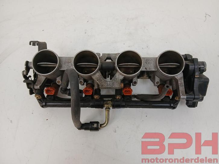 Gasklephuis + STVA Suzuki GSX-R 600 K4 - K5 2004 t/m 2005 in, Motoren, Onderdelen | Suzuki, Gebruikt, Ophalen of Verzenden