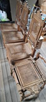 3 stoelen met rieten, Antiek en Kunst, Ophalen