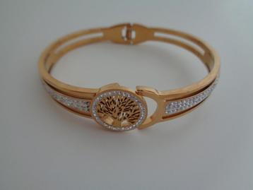 Bracelet arbre de vie doré. Neuf beschikbaar voor biedingen