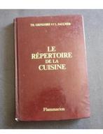 Le repertoire de la cuisine, Livres, Livres de cuisine, Comme neuf, Autres types, France, Enlèvement