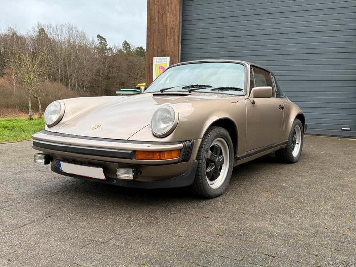 Porsche 911 3.0 TARGA, Auto's, Porsche, Particulier, Elektrische ramen, Benzine, Coupé, 2 deurs, Handgeschakeld, Beige, Bruin