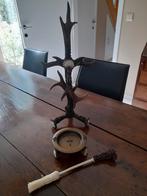 Vintage kruisbeeld met weiwaterbakje geweien, Antiek en Kunst, Ophalen of Verzenden