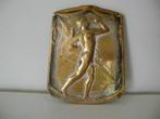 plaque koning Albert overwinning 1914-1918, Antiquités & Art, Enlèvement ou Envoi