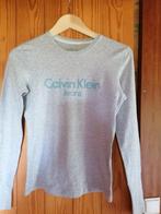 Polo manches longues Calvin Klein, Kleding | Dames, T-shirts, Gedragen, Grijs, Ophalen of Verzenden, Lange mouw