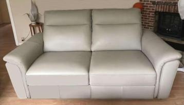 DIVAN 2/3 PLACES TOUT CUIR, Enlèvement, Comme neuf, Banc droit, Cuir