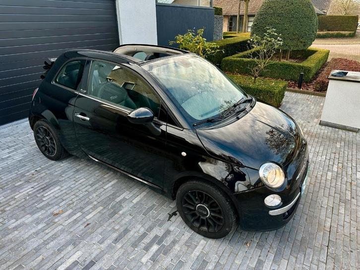 FIAT 500 1.2i BENZINE CABRIO - AIRCO, Autos, Fiat, Particulier, Air conditionné, Bluetooth, Jantes en alliage léger, Essence, Euro 5