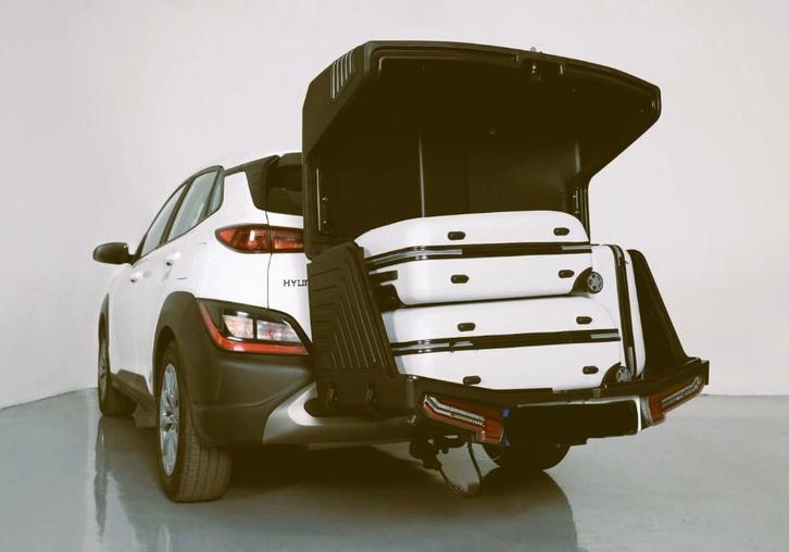 trekhaakkoffer te huur Towbox V3, Auto diversen, Dakkoffers, Zo goed als nieuw, Ophalen