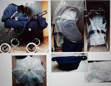 grand landau convertible poussette + accessoires/habillage