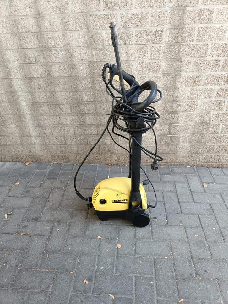 Kärcher hogedrukreiniger k3.85, Tuin en Terras, Hogedrukreinigers, Zo goed als nieuw, Elektrisch, Met regelbare waterdruk, Met autostop en -start