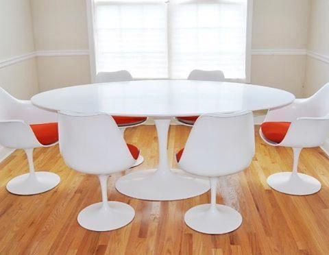 Saarinen Tulip tafel 170x110 - Aanbieding, Huis en Inrichting, Tafels | Eettafels, Nieuw, 100 tot 150 cm, 150 tot 200 cm, Vijf personen of meer