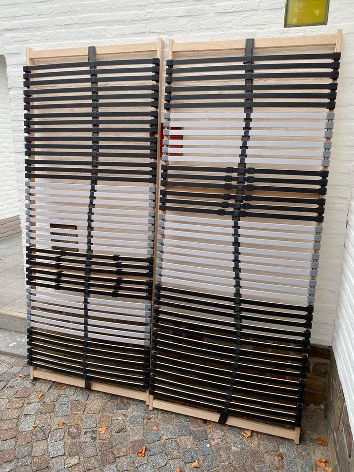 Lattenbodems (80x200), Huis en Inrichting, Slaapkamer | Matrassen en Bedbodems, Zo goed als nieuw, Bedbodem, 80 cm, 200 cm, Tweepersoons
