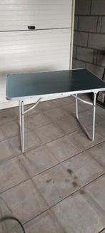 Vintage campingtafel 57 x 87 cm, opvouwbaar., Ophalen, Gebruikt, Campingtafel