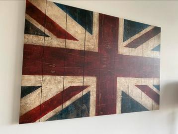 Union Jack op canvas 150cm x 100cm