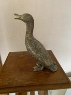 Decoratieve verzilverde eend, Antiek en Kunst, Antiek | Brons en Koper, Ophalen
