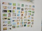 Rare lot de 64 chromos Tintin pour le grand concours Milou b, Collections, Enlèvement ou Envoi