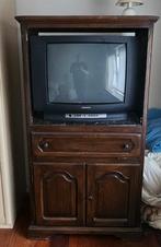 Klassieke TV kast, Huis en Inrichting, Ophalen, Gebruikt, Rustiek, Eikenhout