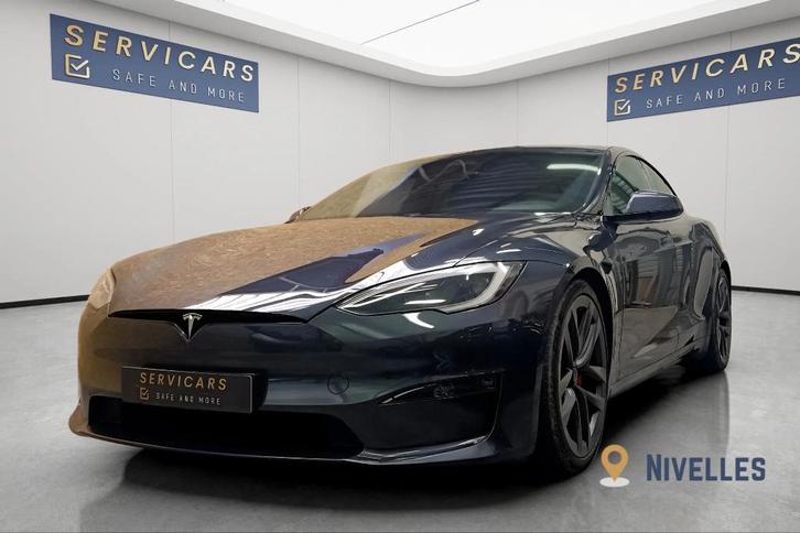 Tesla Model S 750kWh Tri Motor Plaid Plus - 1 an de garantie, Auto's, Tesla, Bedrijf, Te koop, Model S, 360° camera, 4x4, ABS