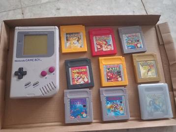 Gameboy en gameboy games pokémon tetris mario beschikbaar voor biedingen