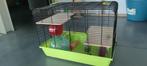 Hamsterkooi met looprad, loopbal en 3 drinkflessen., Dieren en Toebehoren, Ophalen, Zo goed als nieuw, Kooi, Hamster