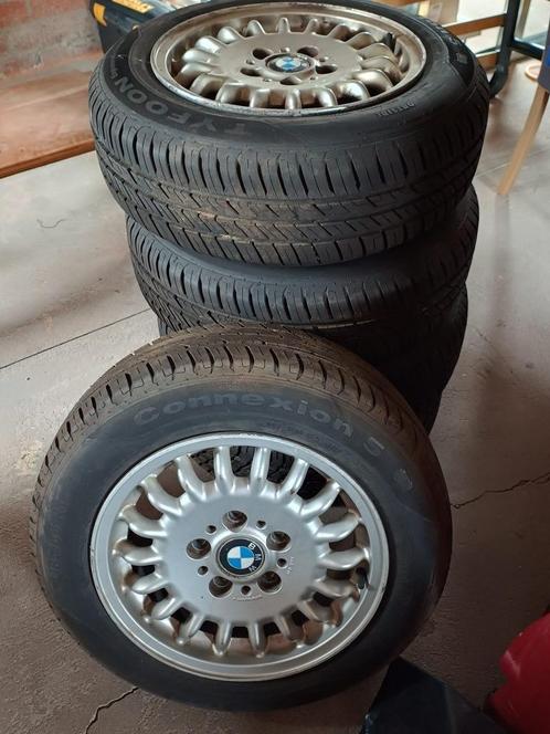 Velgen met banden voor BMW E36, Auto-onderdelen, Banden en Velgen, Band(en), Zomerbanden, 15 inch, 185 mm, Personenwagen, Gebruikt