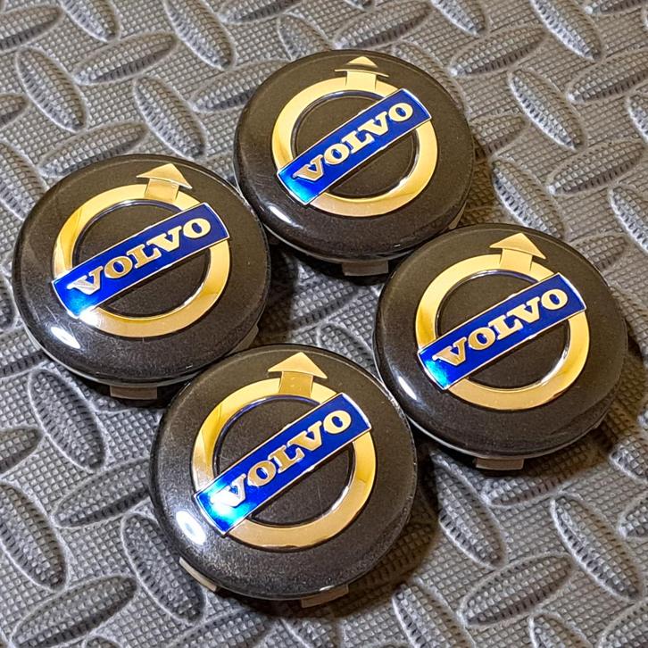 Capuchons de moyeu Volvo 64 mm, Autos : Divers, Enjoliveurs, Comme neuf, Enlèvement ou Envoi