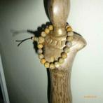 powerbead armband(landschaps-)jaspis+armband hout, Ophalen of Verzenden, Gebruikt, Hout, Met edelsteen