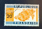Postzegel Rwanda OBP 25, gestempeld., Postzegels en Munten, Ophalen of Verzenden, Postfris