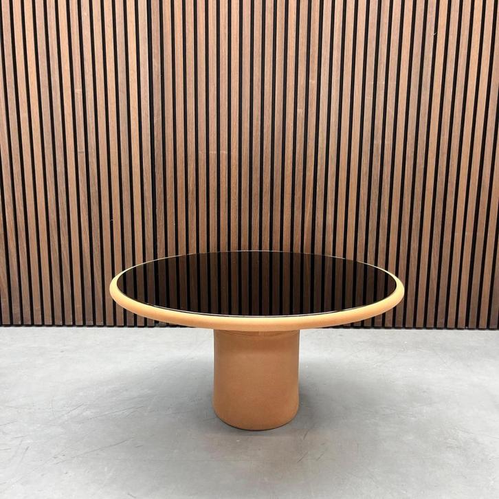 COR Echo bijzettafel - cognac leder, Antiek en Kunst, Antiek | Meubels | Tafels