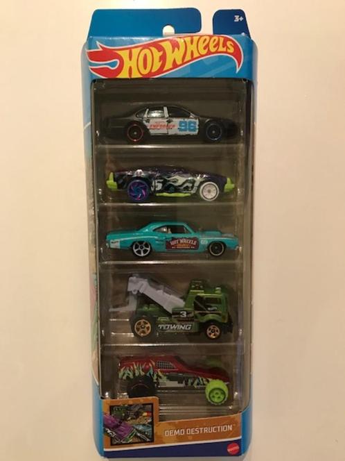 Hot Wheels Demo Destruction 5-pack, Hobby en Vrije tijd, Modelauto's | Overige schalen, Nieuw, Auto, Ophalen of Verzenden