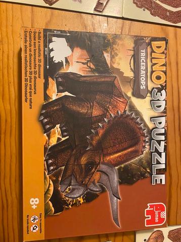Dino 3D puzzel. (Triceratops) beschikbaar voor biedingen