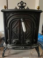 Gietijzeren sierkachel, Huis en Inrichting, Kachels, Ophalen, Gebruikt, Houtkachel, Vrijstaand
