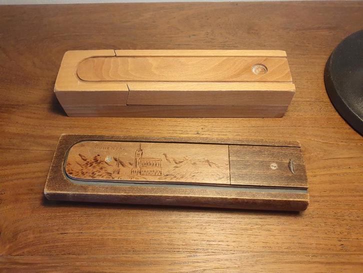 Anciens plumiers en bois (5€/p), Antiquités & Art, Antiquités | Bureau & Affaires, Enlèvement ou Envoi