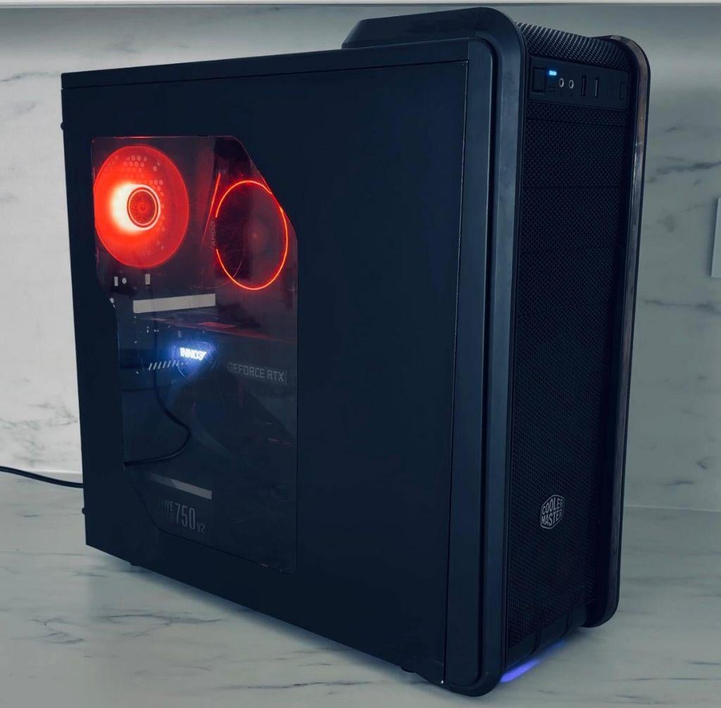 * High END AMD Ryzen 9 5900X Game PC - RTX 3060 TI - SSD, Virtual Reality, Comme neuf, Enlèvement, HDD