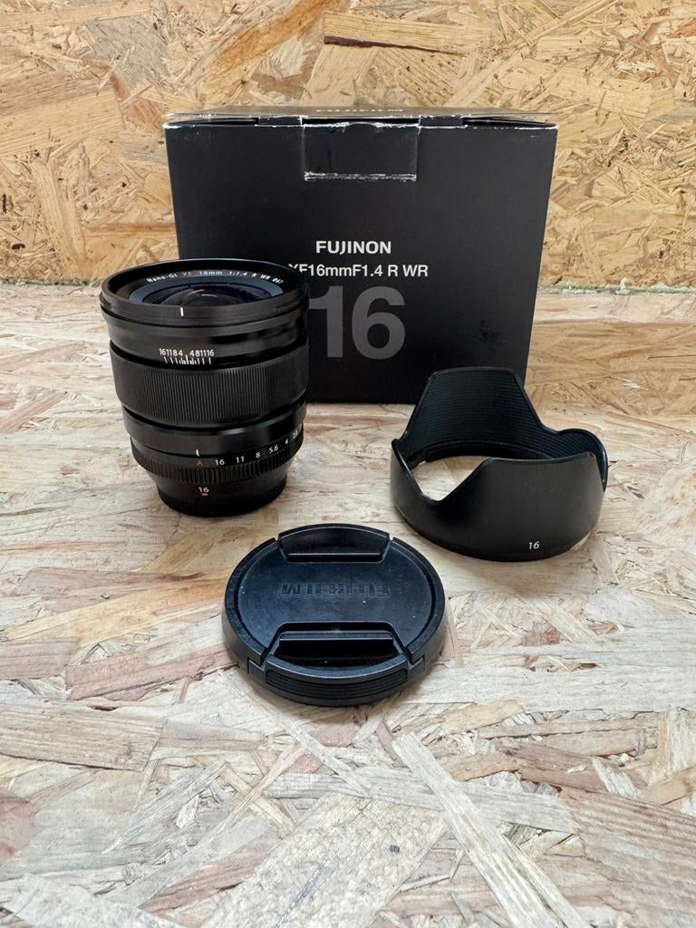 Fujifilm Fujinon XF16mmF1.4 WR Lens Fuji 16mm 16 mm F1.4, Ophalen of Verzenden, Zo goed als nieuw, Groothoeklens