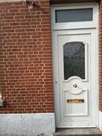 Witte PVC voordeur met opengaand glasluik, Doe-het-zelf en Bouw, Ophalen, 80 tot 100 cm, 215 cm of meer, Glas