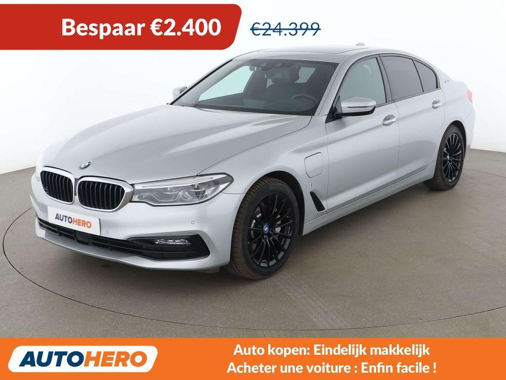 BMW 5 Serie 530 530e Sport Line (bj 2018, automaat), Auto's, BMW, Te koop, 5 Reeks, 360° camera, ABS, Adaptive Cruise Control