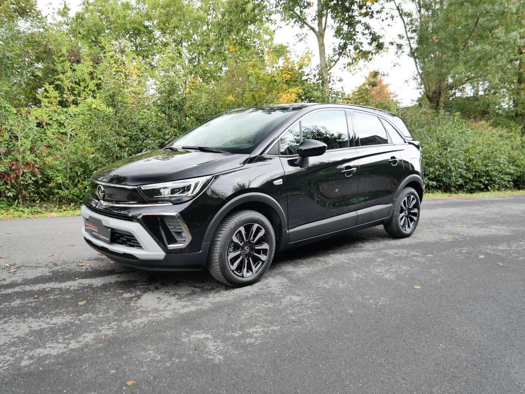 Opel Crossland ELEGANCE (bj 2023), Voorwielaandrijving, Gebruikt, 1199 cc, Zwart