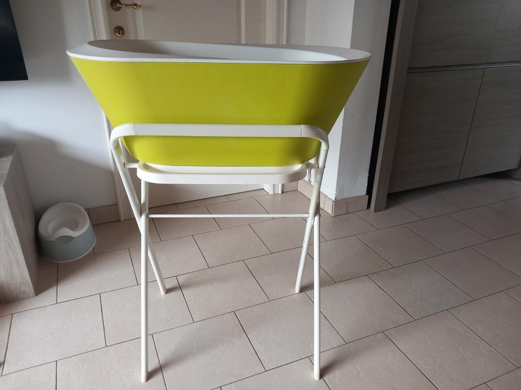 Babybad op staander, Ophalen