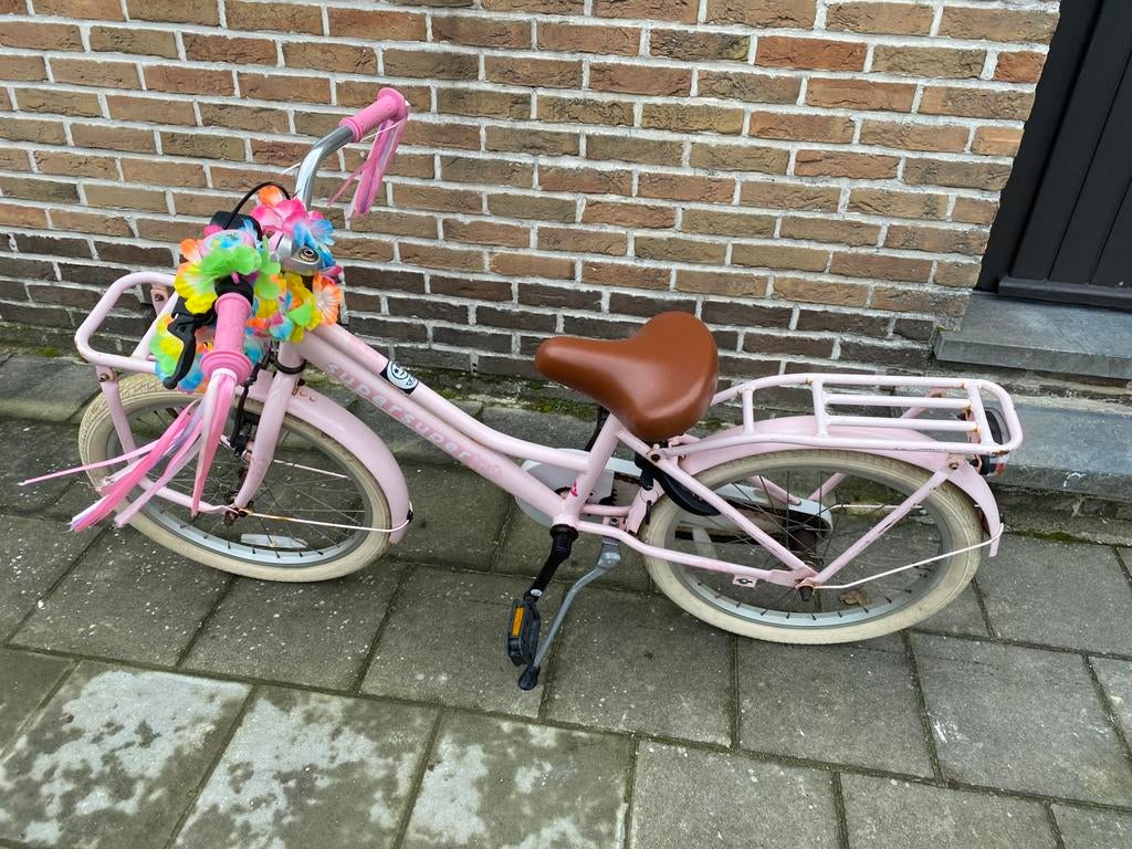 Roze meisjesfiets 20inch, Ophalen, Zo goed als nieuw, 20 inch