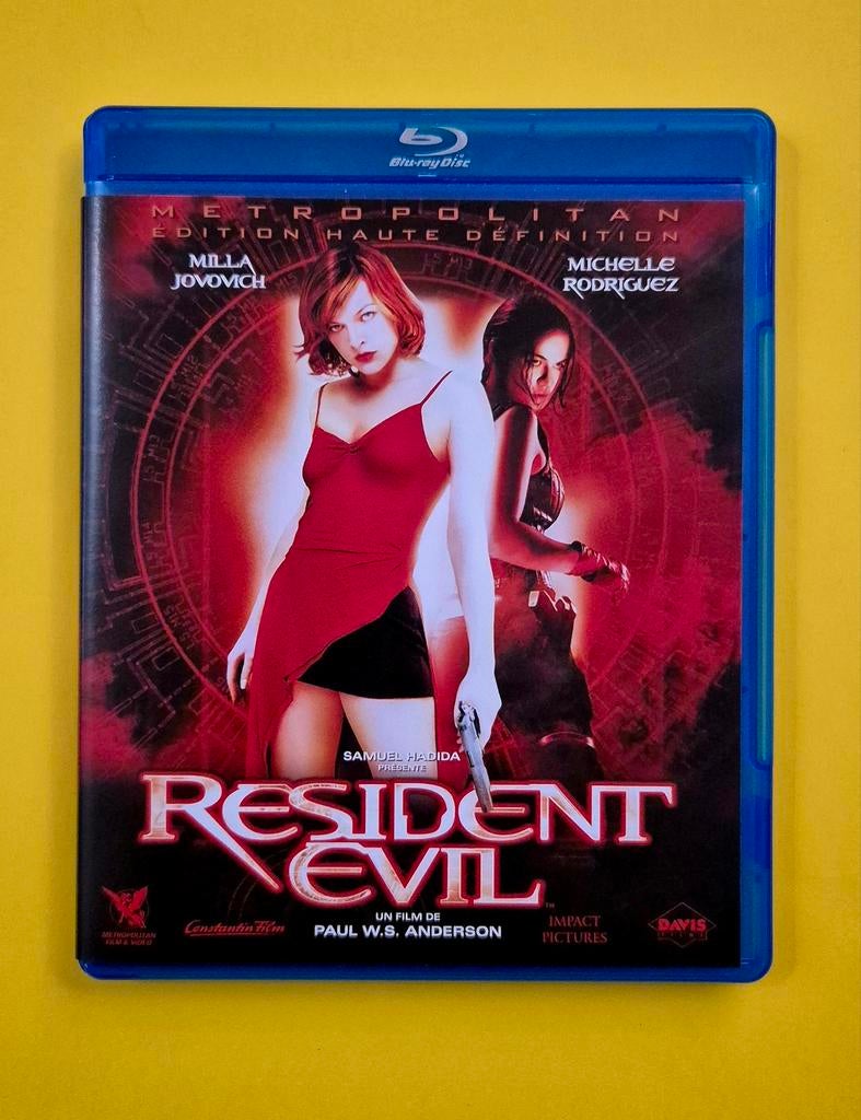 Blu ray 📀 Resident Evil - Milla Jovovich - Horreur, Enlèvement ou Envoi, Comme neuf, Horreur
