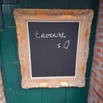 Antieke vergulde kader/ krijtbord, Ophalen