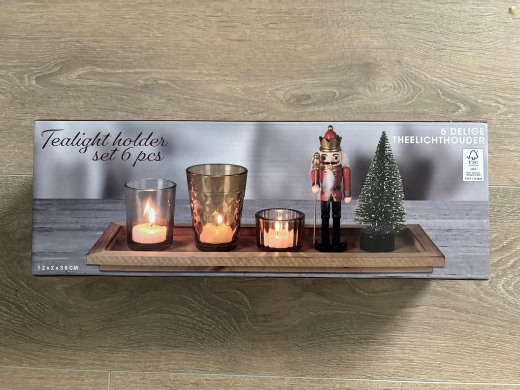 Theelichthouder set (6-delig), Ophalen, Nieuw