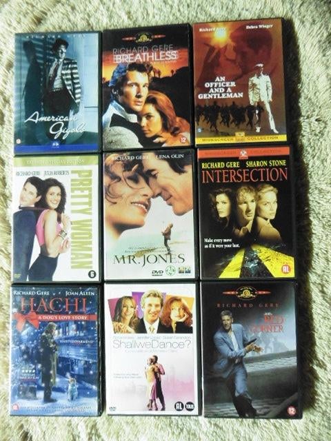 Richard Gere Klassiekers (9 dvd's)  Update, Cd's en Dvd's, Dvd's | Klassiekers, Zo goed als nieuw, 1980 tot heden, Ophalen of Verzenden