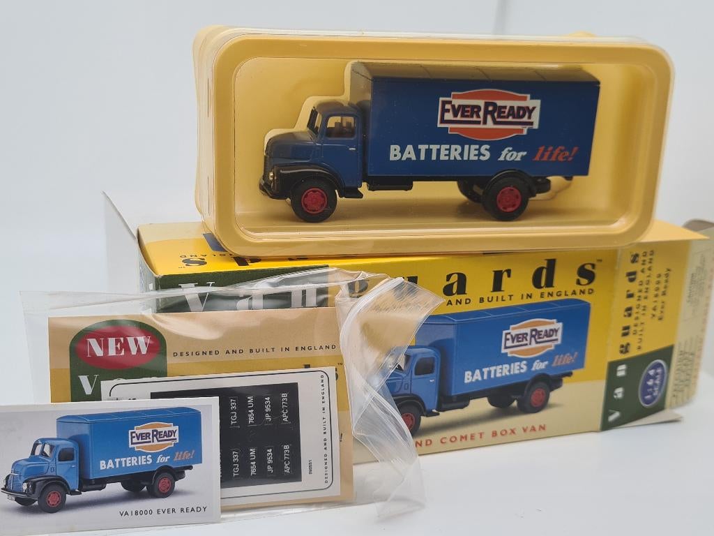 Boîte à comètes Leyland de « Ever Ready » - Vanguards 1/64, Envoi, Comme neuf, Bus ou Camion