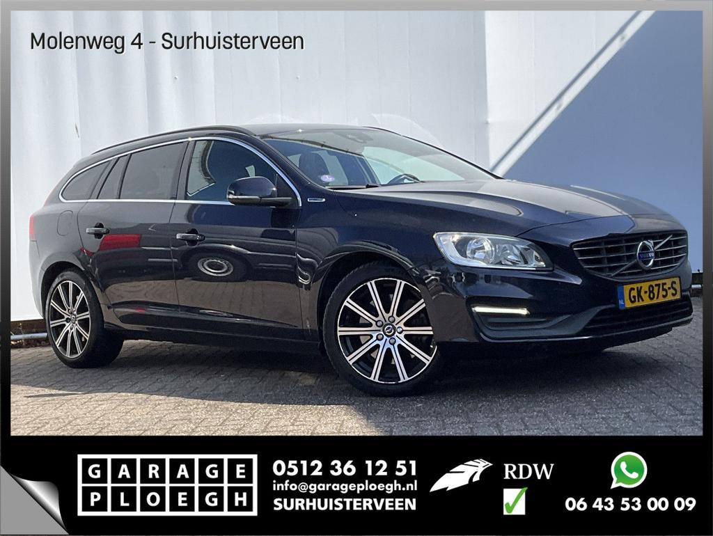 Volvo V60 2.4 D6 Twin Engine R-Design Automaat Nav/Cruise Le, Autos, Volvo, Achat, Entreprise, Carnet d'entretien, V60